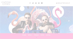 Desktop Screenshot of capitalcitiesmusic.com